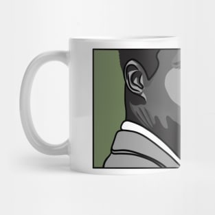 Portrait of James Baldwin Mug